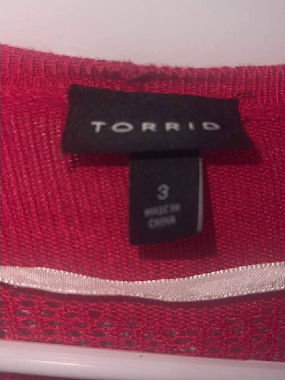 torrid Deep Raspberry Open-Front Knit Duster Cardigan - Picture 4 of 5
